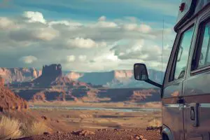 Where do you put a safe in a camper?