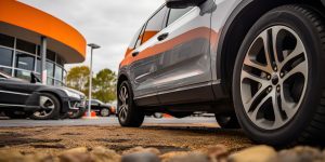 Are there any items I cannot leave in my car while it's stored?